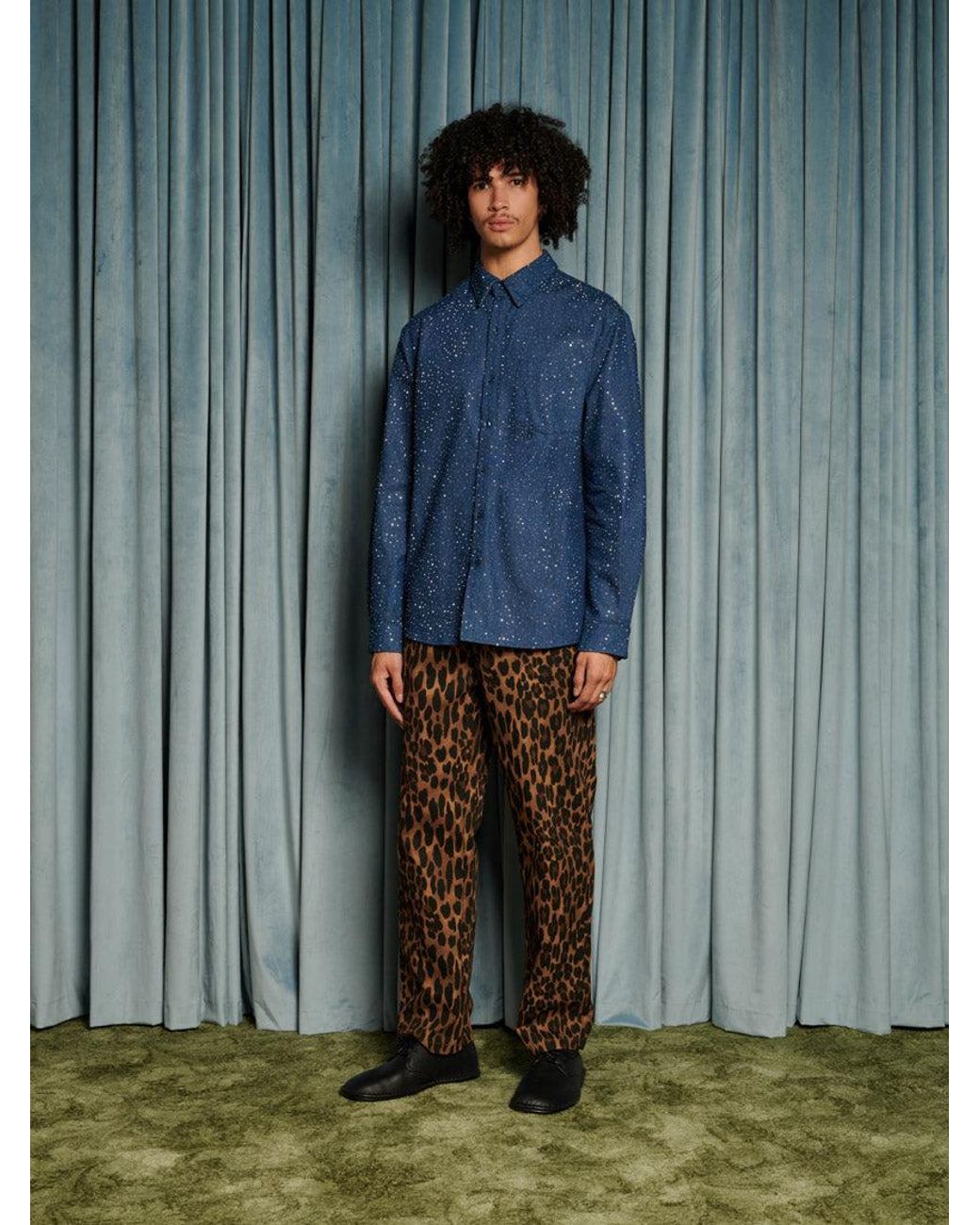 Sister Jane Blue Daze Embellished Denim Shirt