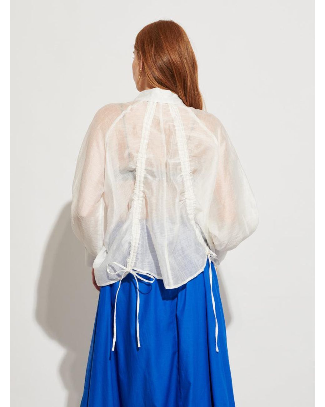 Sister Jane Blue Ghospell Elana Drawstring Shirt