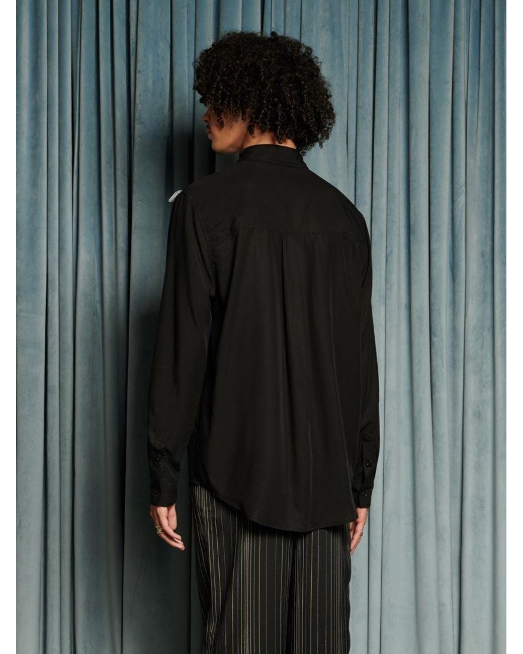 Sister Jane Gray Gibson Lace Bow Shirt