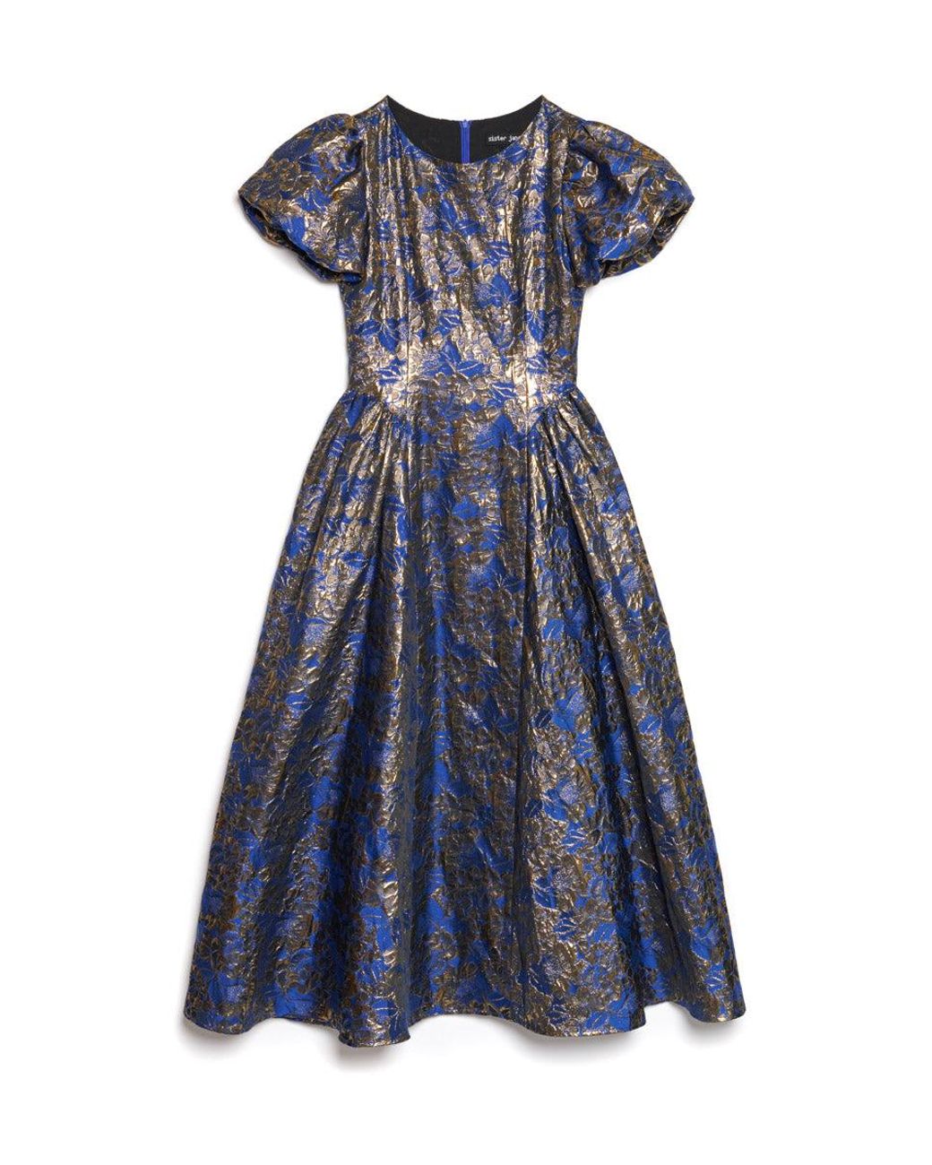 Sister Jane Gray Matinee Jacquard Midi Dress