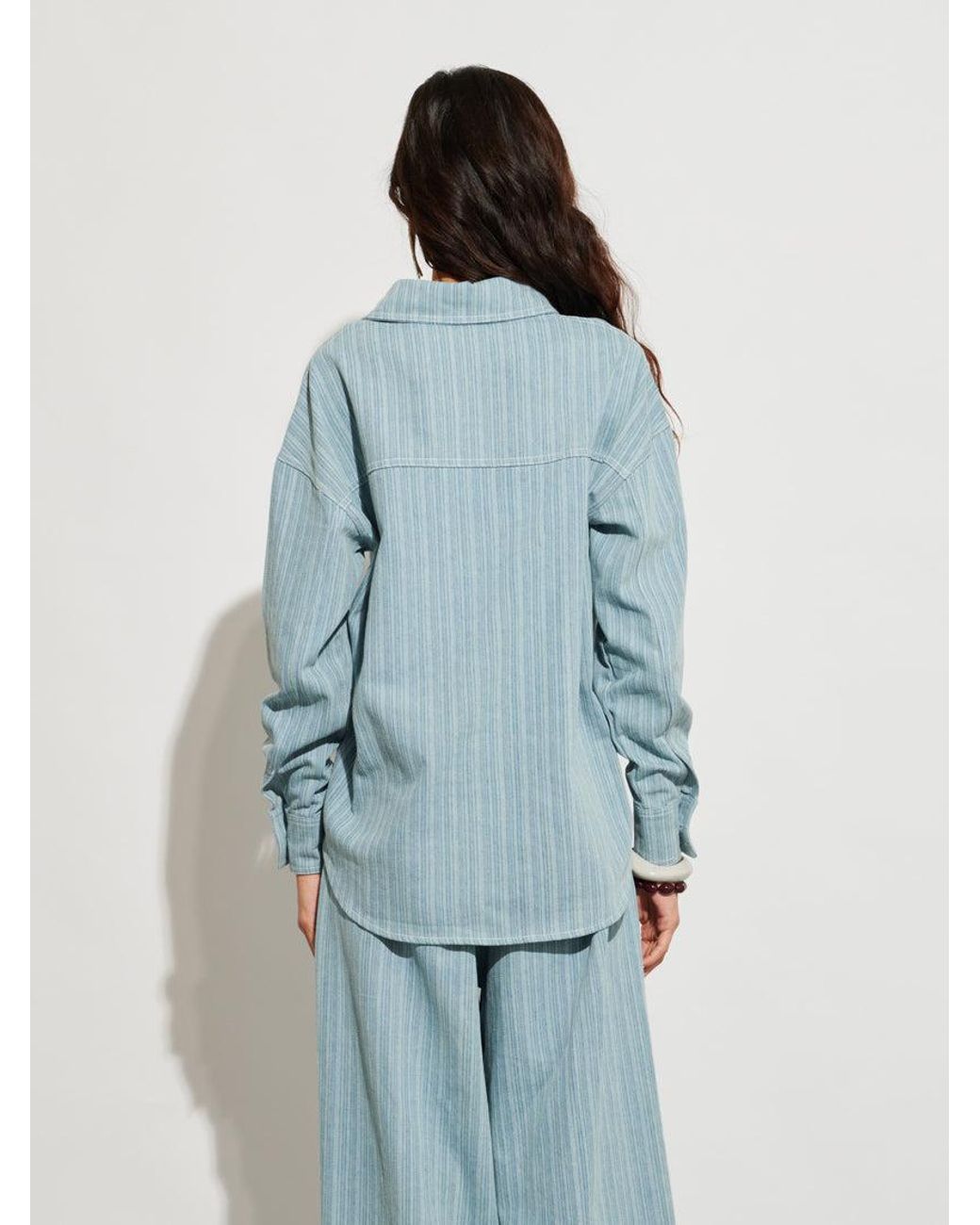 Sister Jane Blue Ghospell Rox Denim Shirt