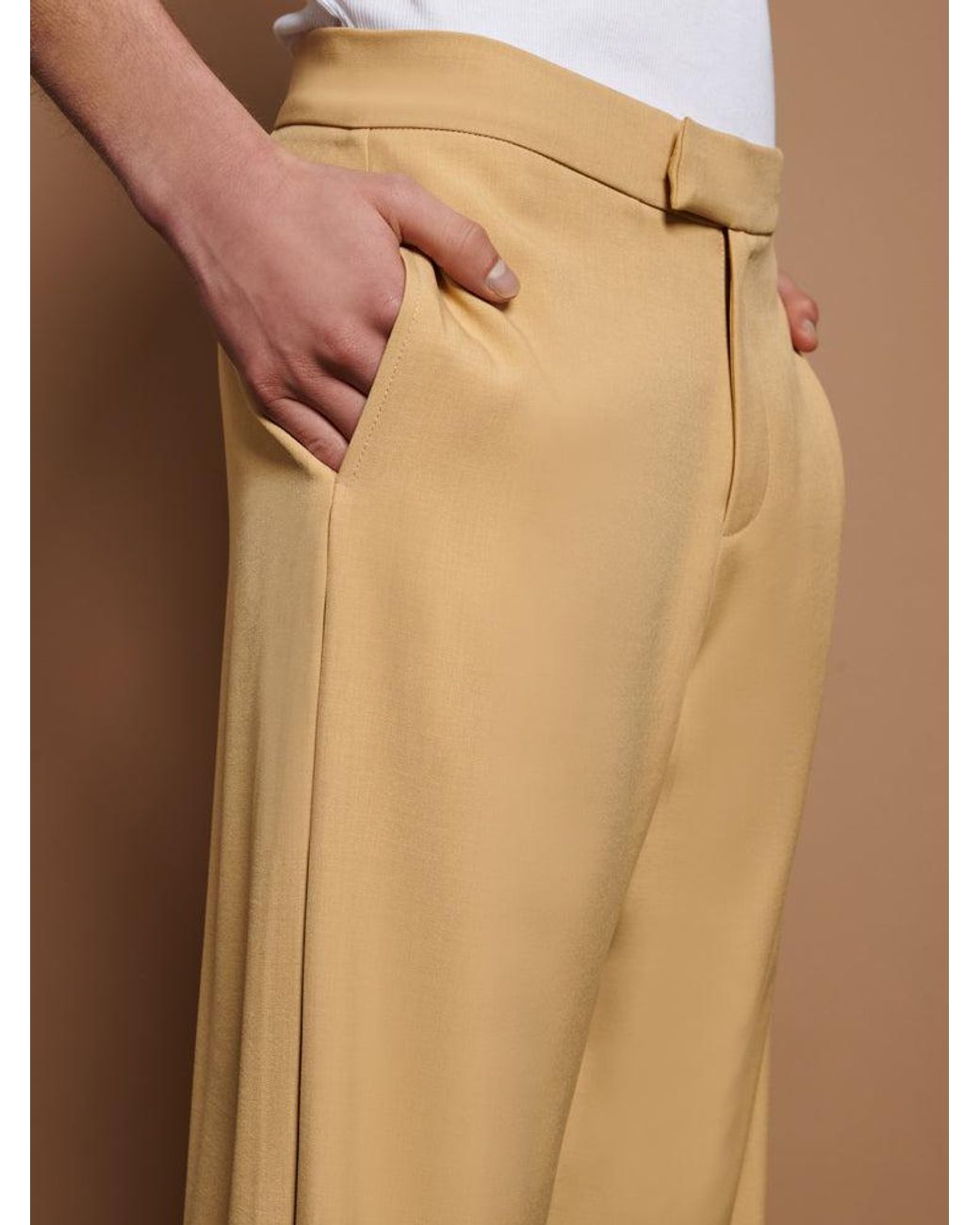 Sister Jane Natural Dash Pleat Trousers
