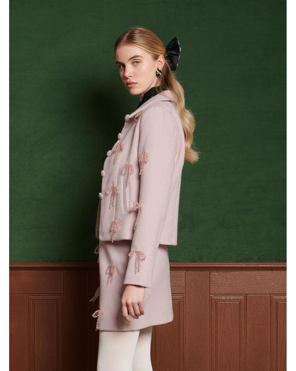 Sister Jane Green Alpine Bow Jacket