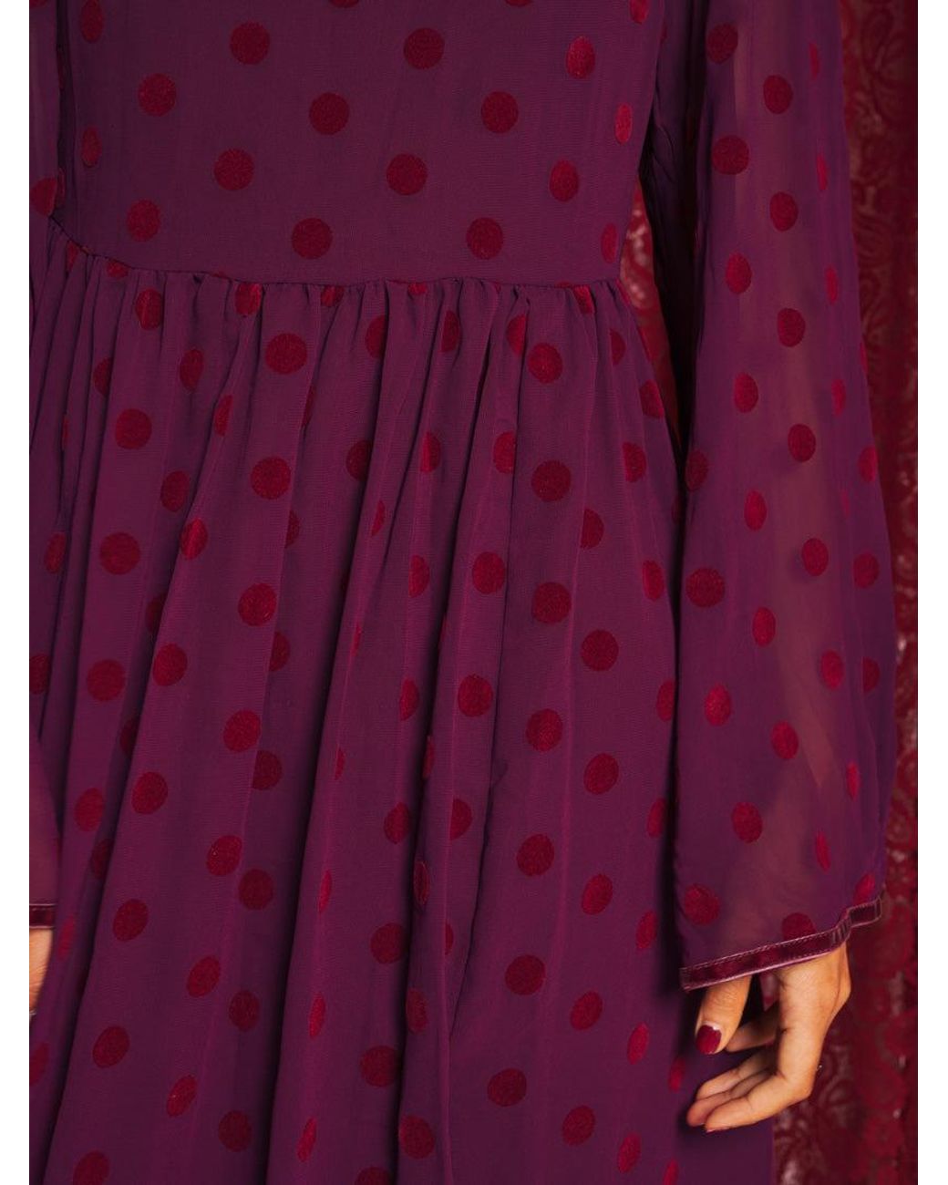 Sister Jane Red Destiny Spot Maxi Dress