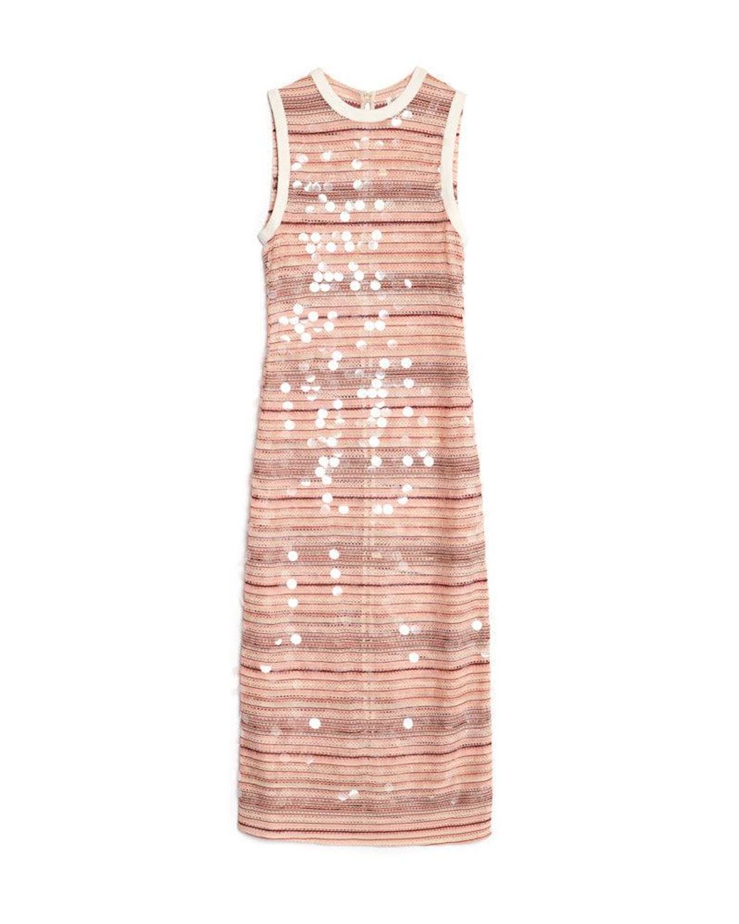 Sister Jane Yellow Ghospell Gloria Sequin Knit Midi Dress