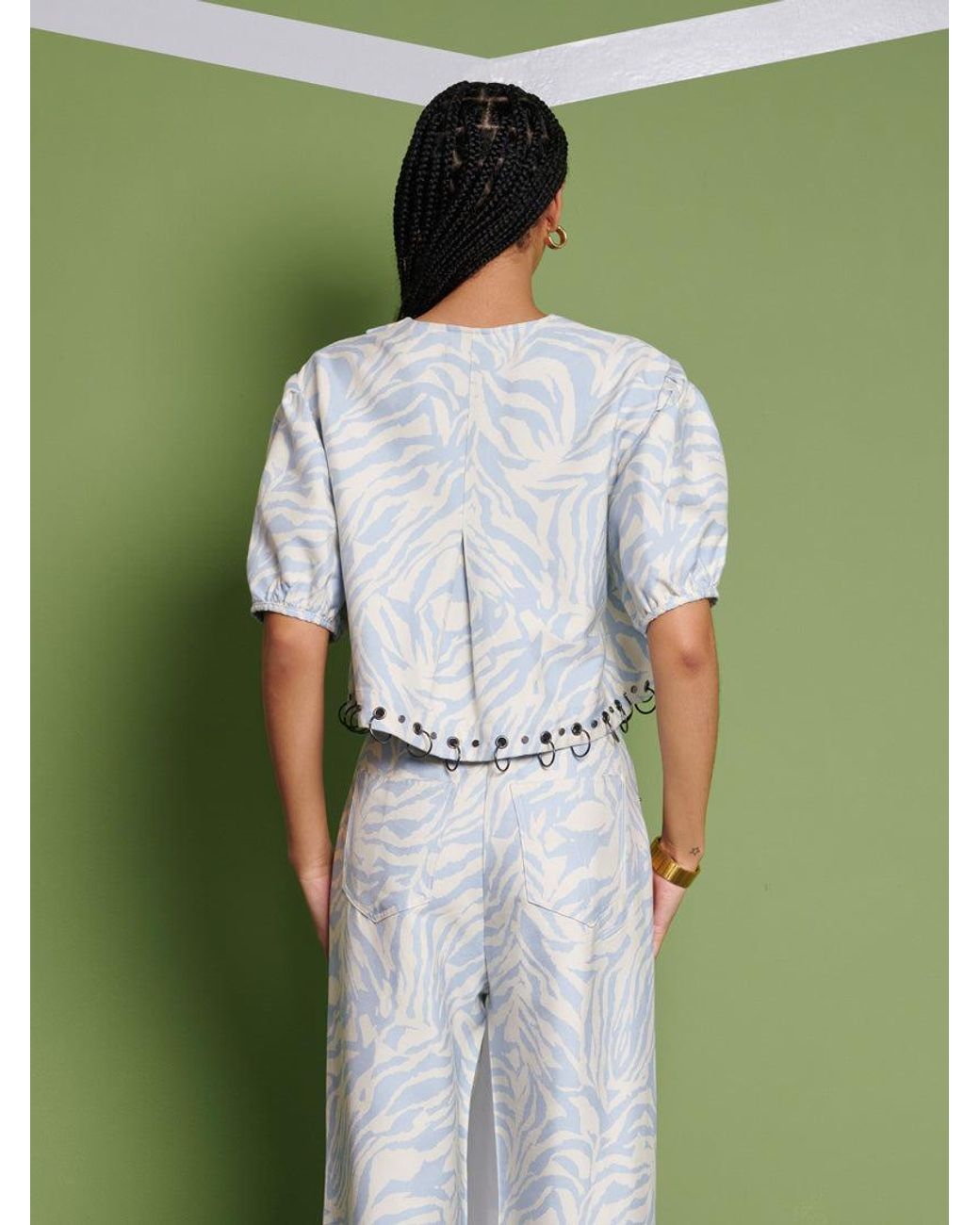 Sister Jane Green Ghospell Serena Zebra Top