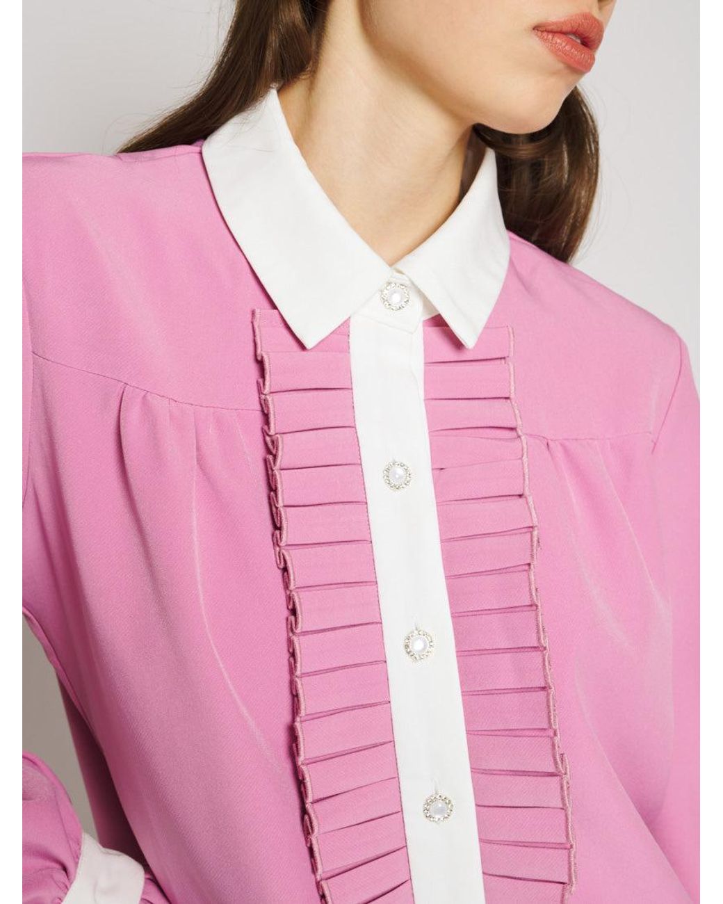 Sister Jane Pink Brigitte Contrast Mini Dress