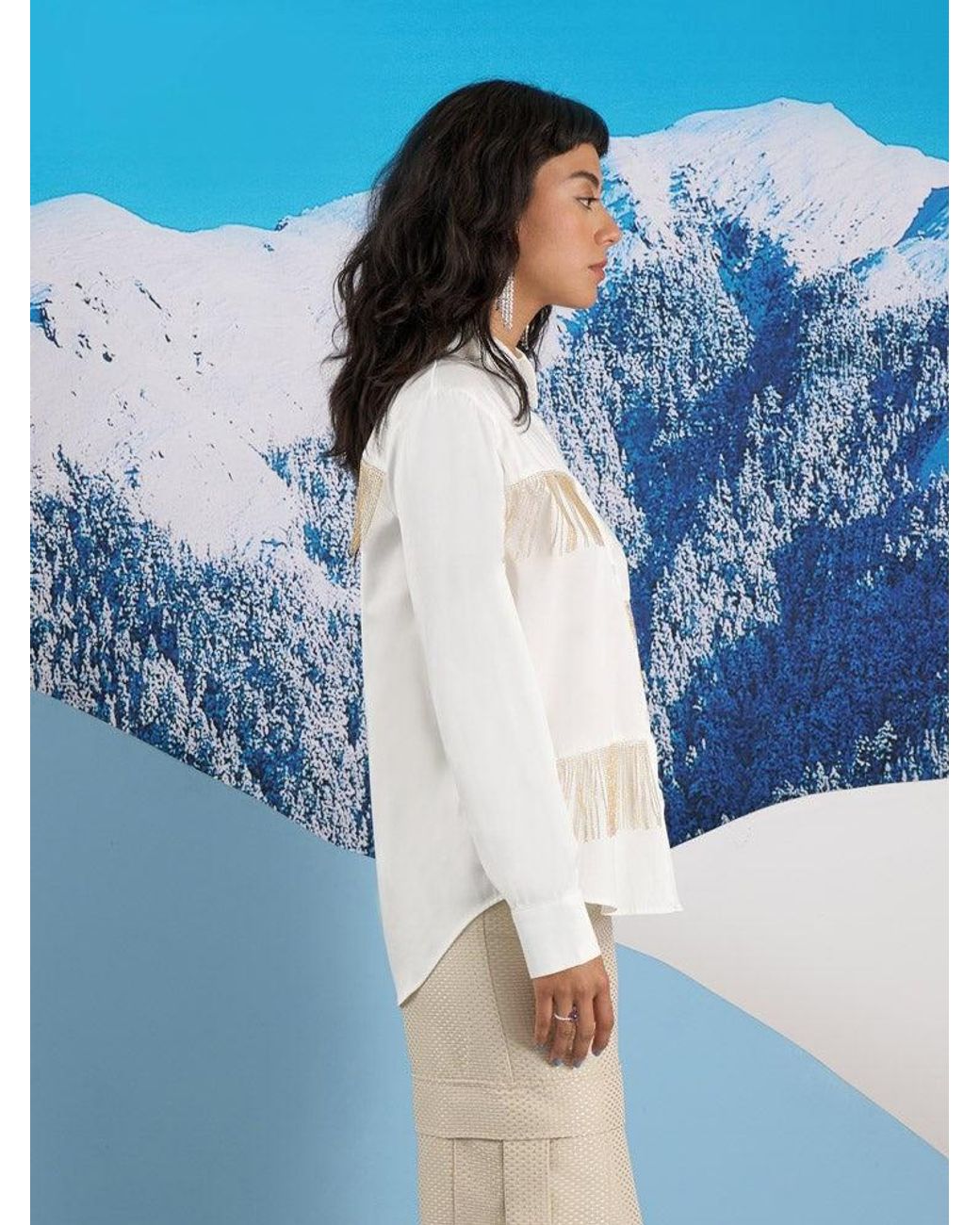 Sister Jane Blue Ghospell Jordyn Oversized Shirt