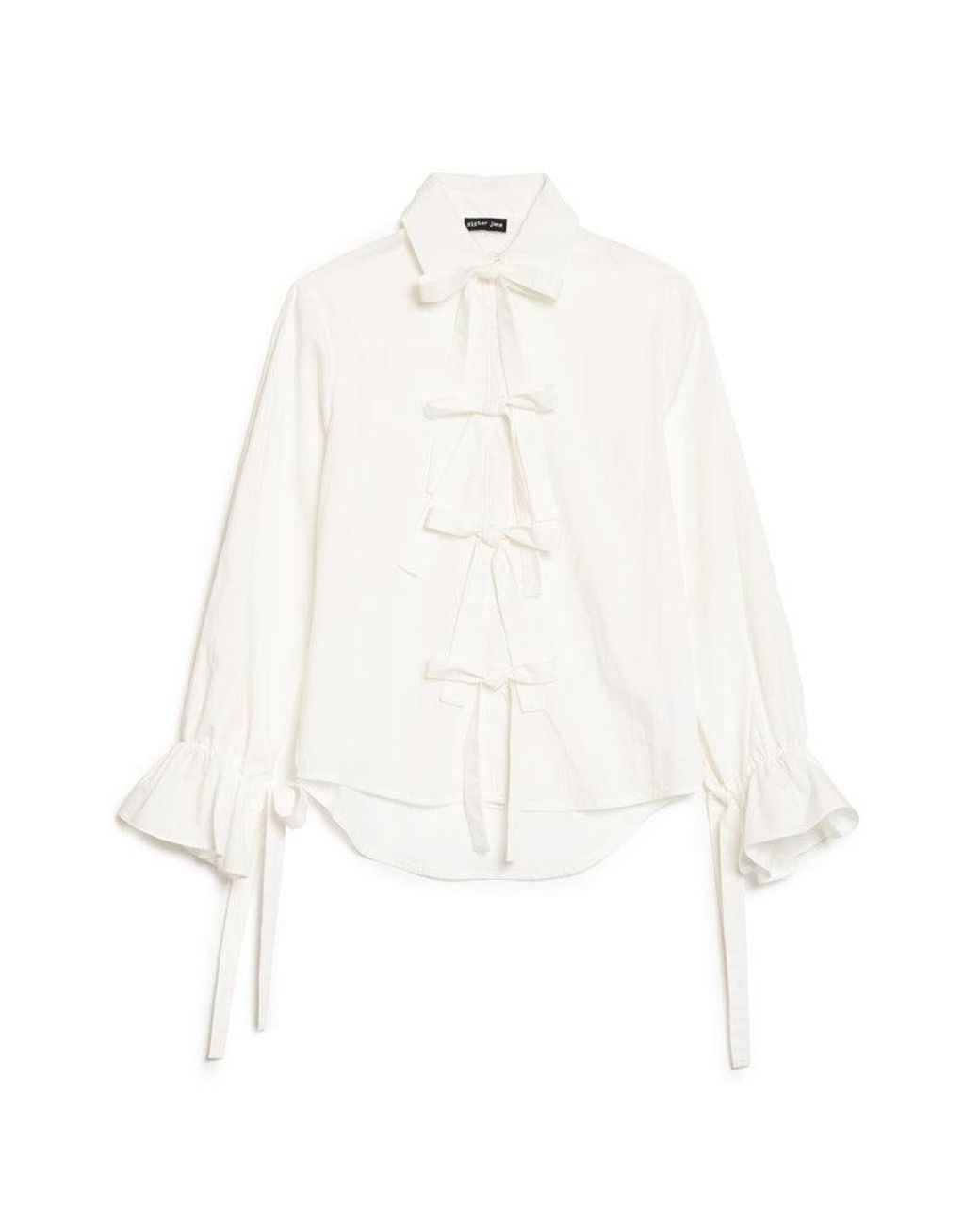 Sister Jane Natural Siljan Bow Blouse
