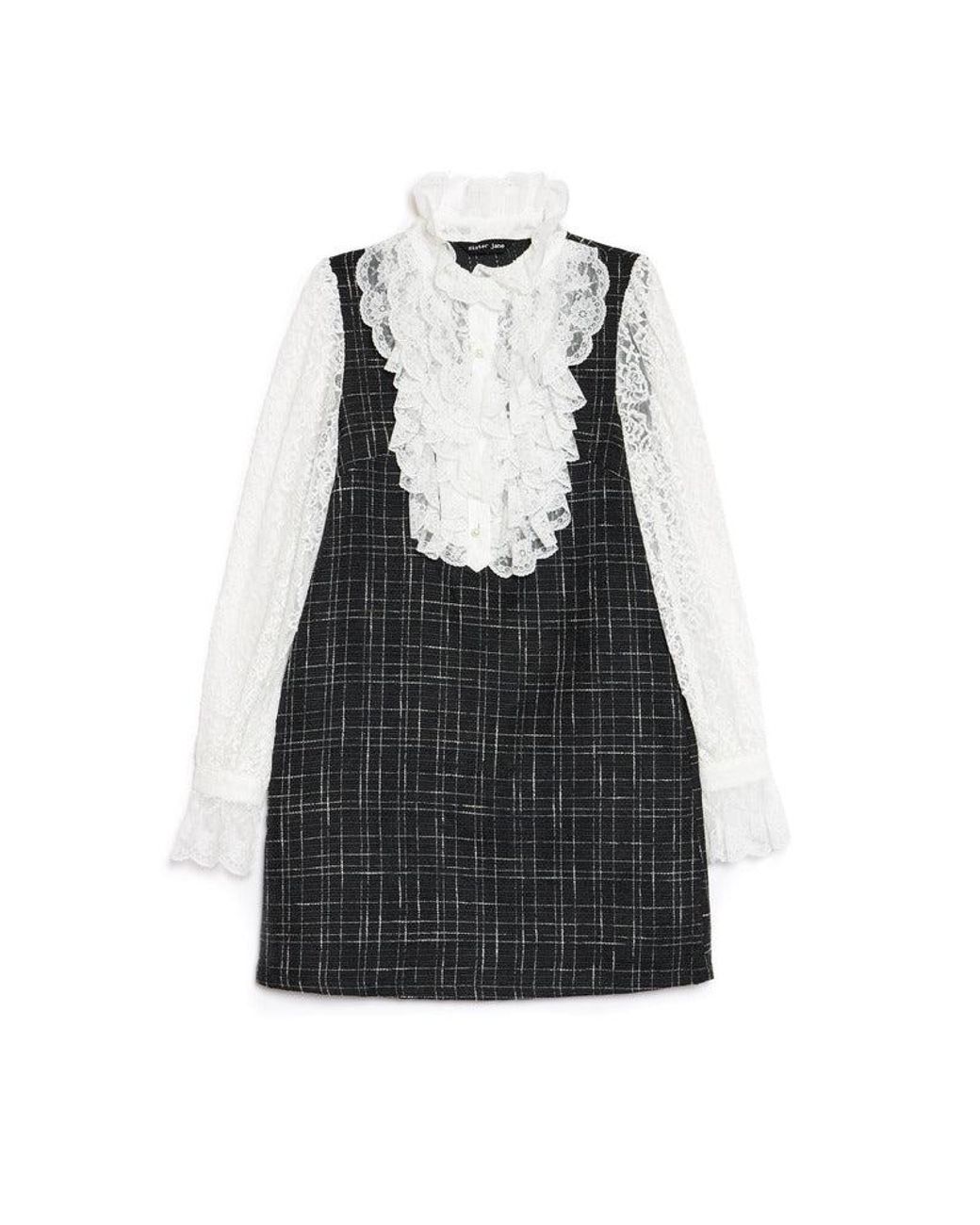 Sister Jane Green Plume Lace 2 In 1 Dress