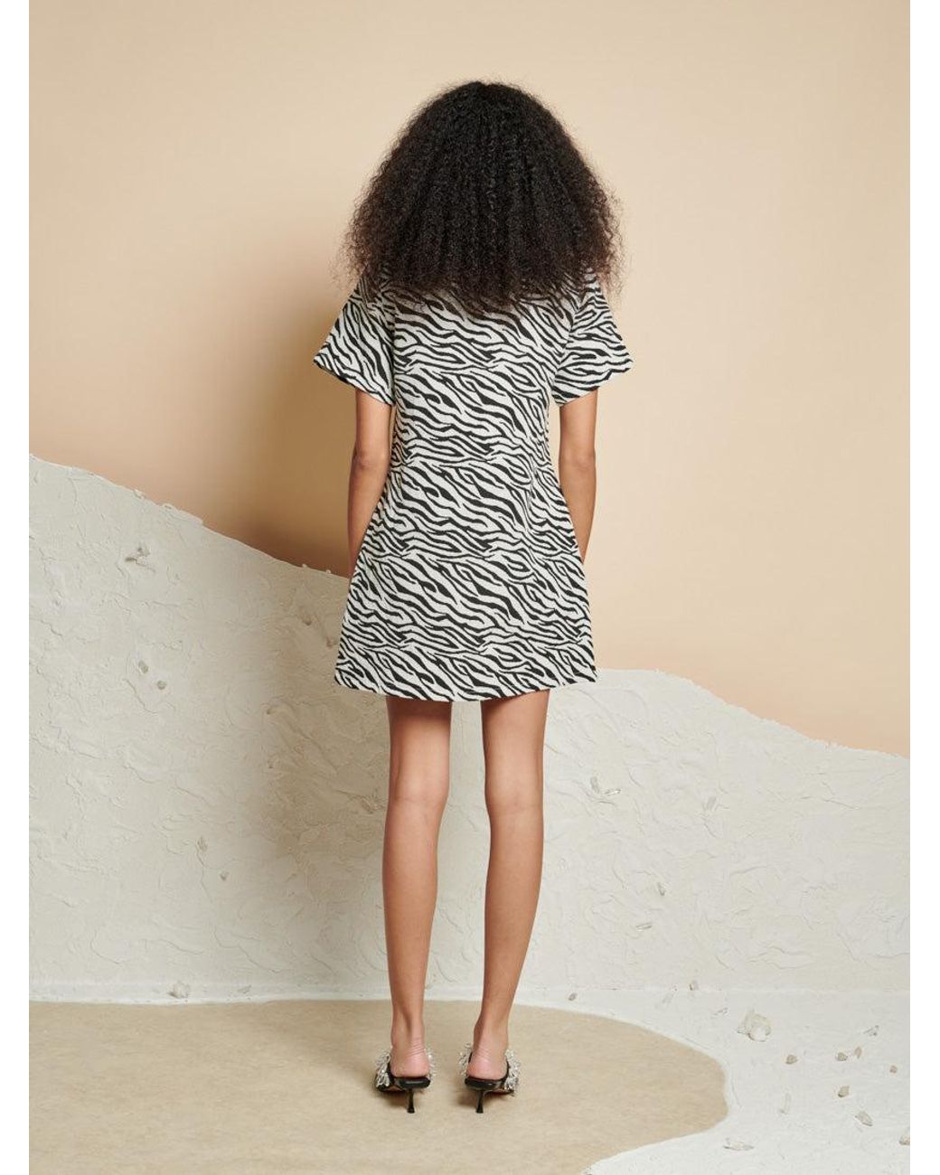 Sister Jane Multicolor Ghospell Zia Zebra Mini Dress