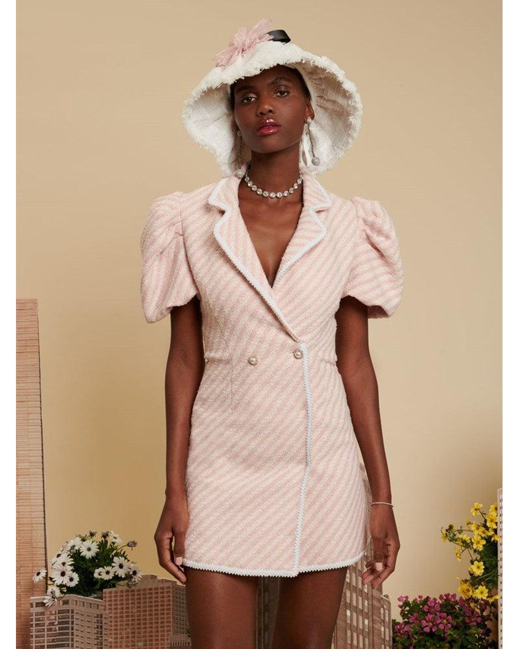 Blazer on sale dress tweed