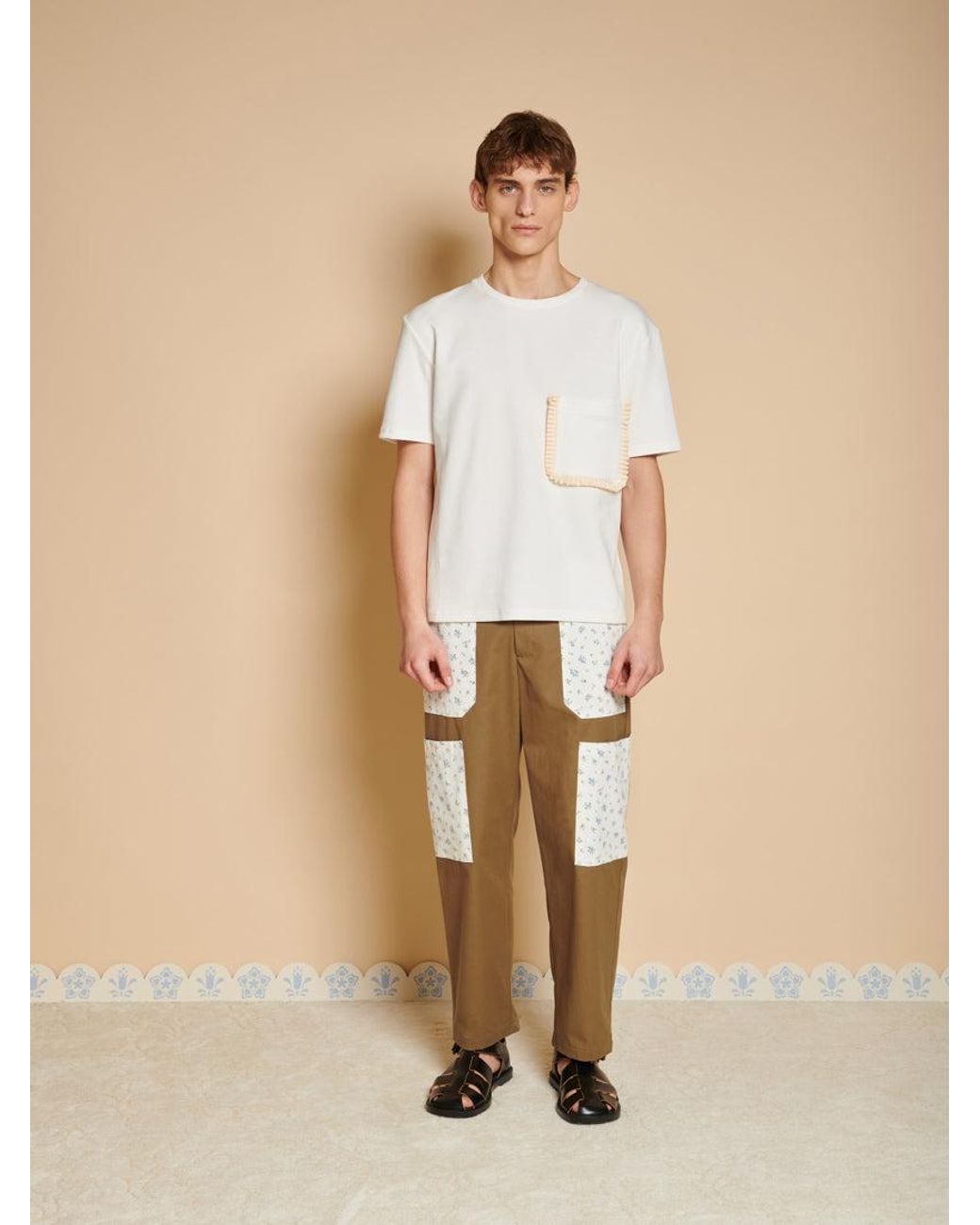 Sister Jane Natural Folke Patch Trousers