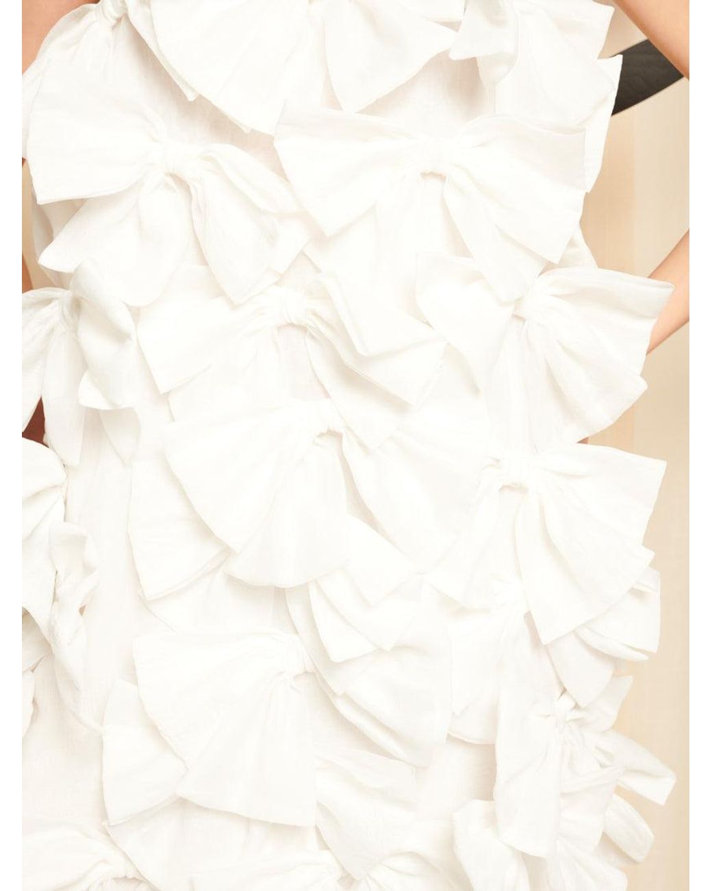 Sister Jane Natural Dream Neroli Bow Mini Dress