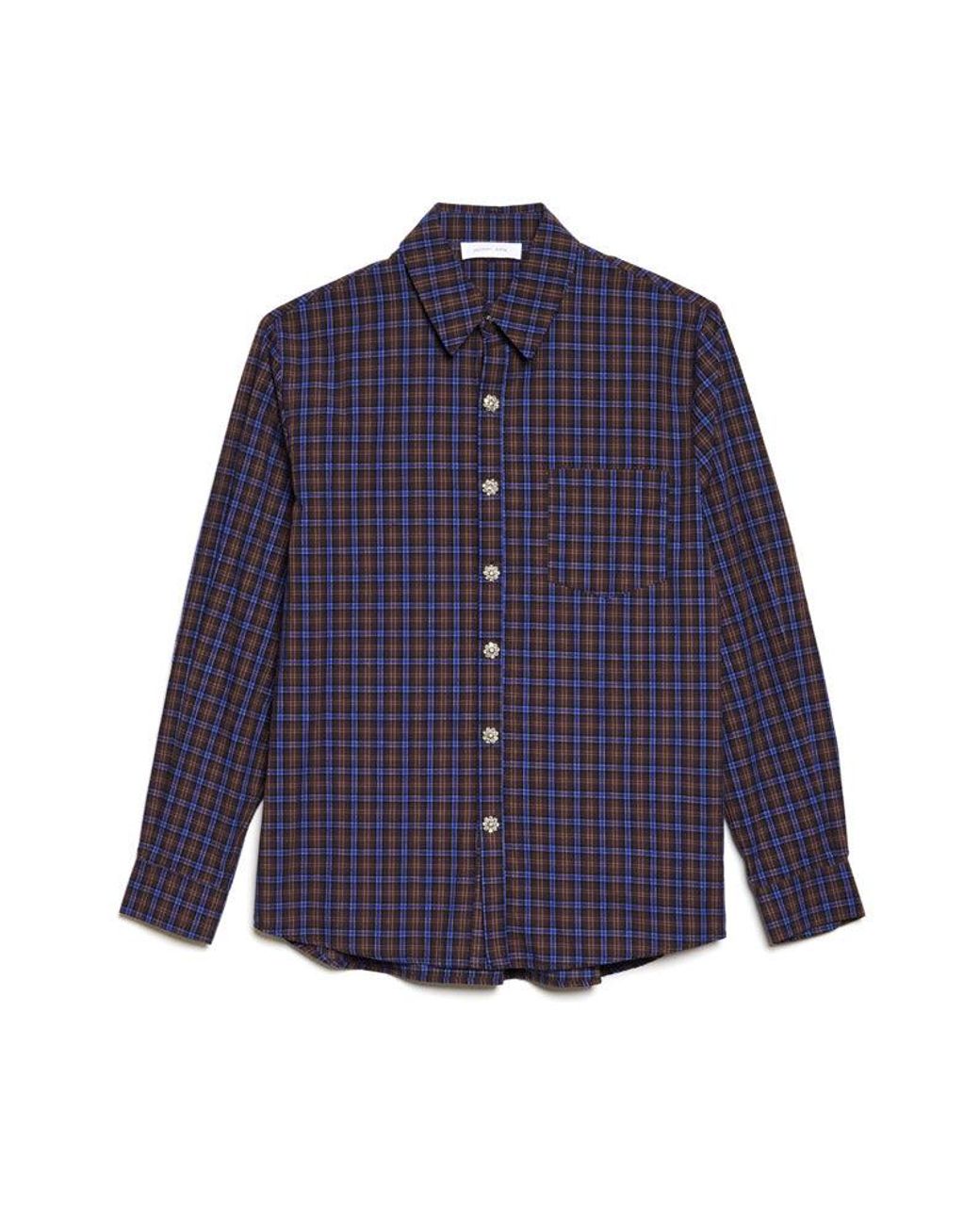 Sister Jane Blue Aubrey Check Shirt