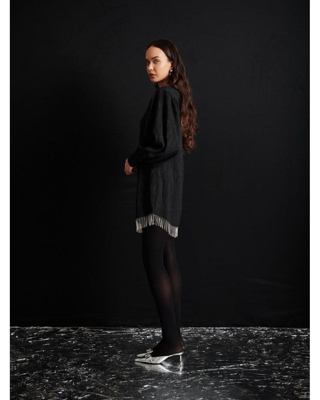 Sister Jane Black Ghospell Abel Mini Dress