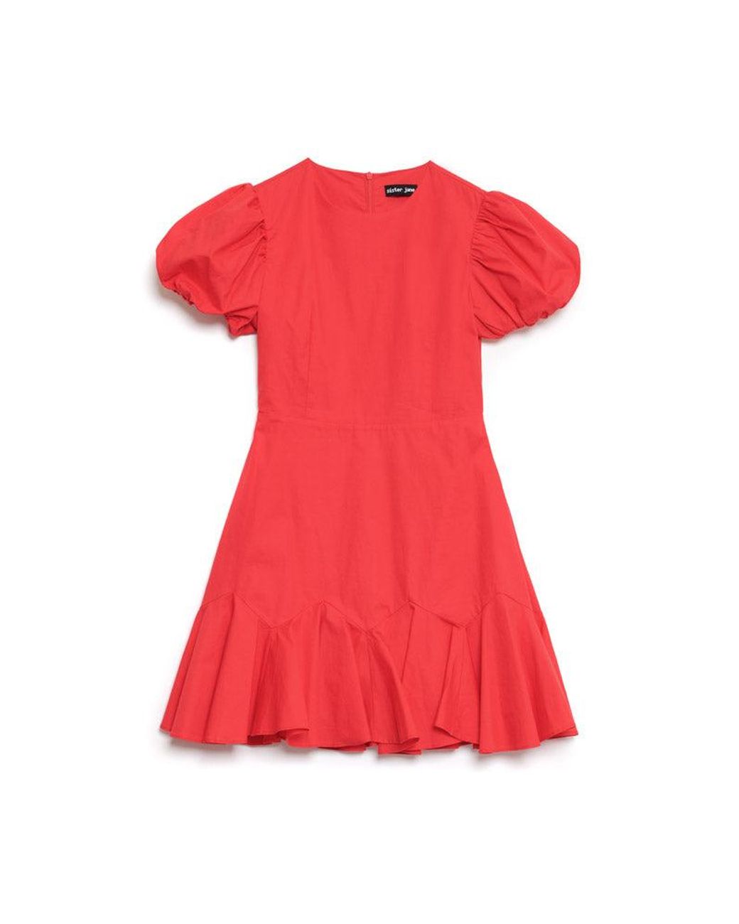Sister Jane Red Pepper Ruffle Mini Dress