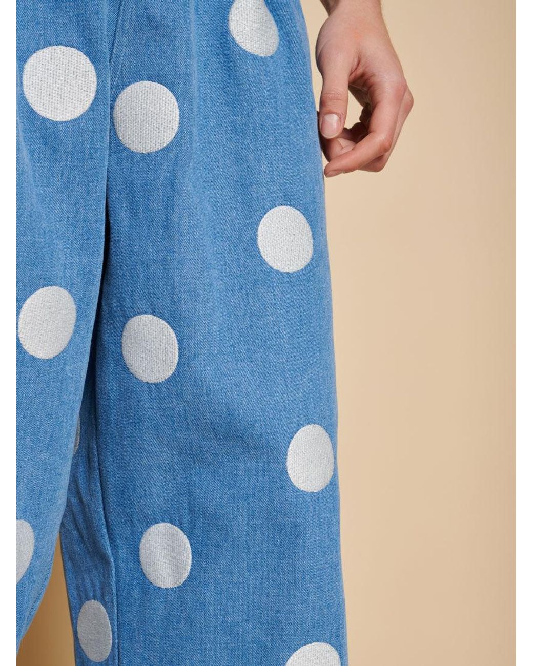 Sister Jane Blue Erik Embroidery Jeans