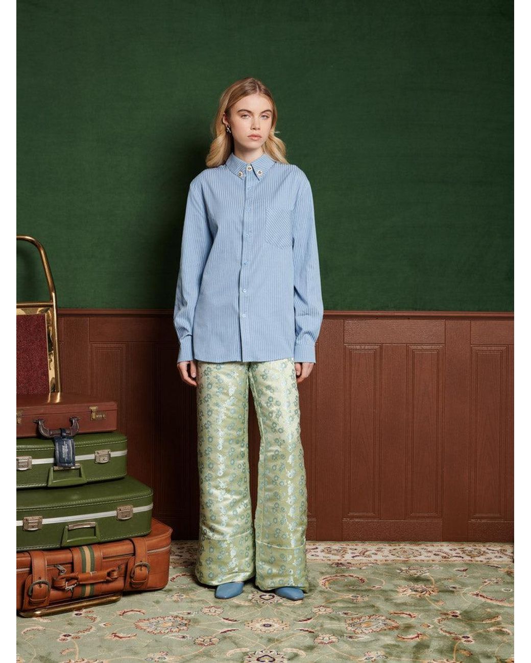 Sister Jane Green Penny Stripe Shirt