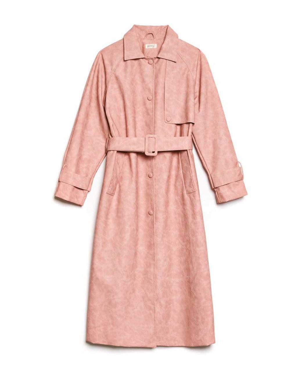 Sister Jane Pink Ghospell Dusty Pu Trench Coat