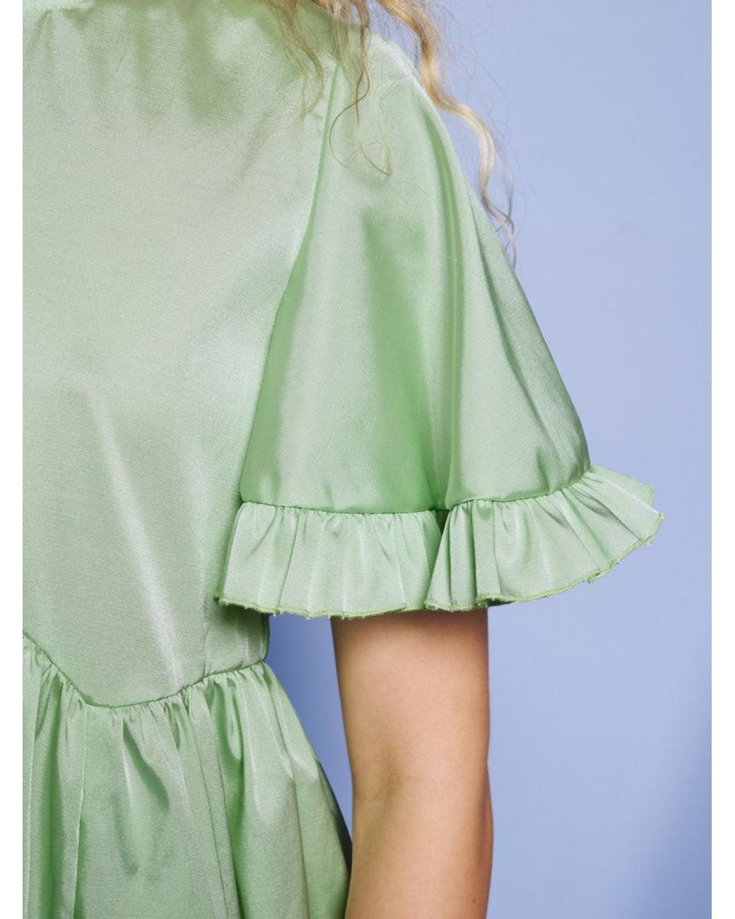 Sister Jane Blue Evergreens Mini Dress