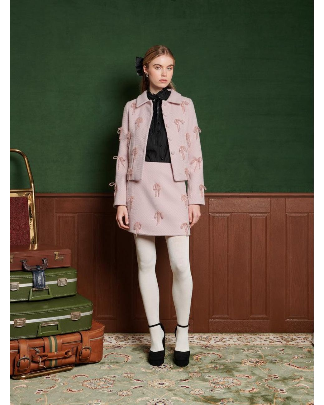 Sister Jane Green Alpine Bow Jacket