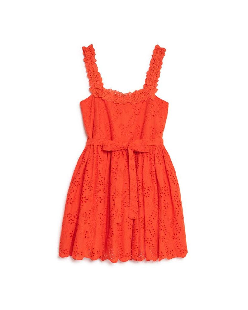 Sister Jane Red Saffron Trim Mini Dress