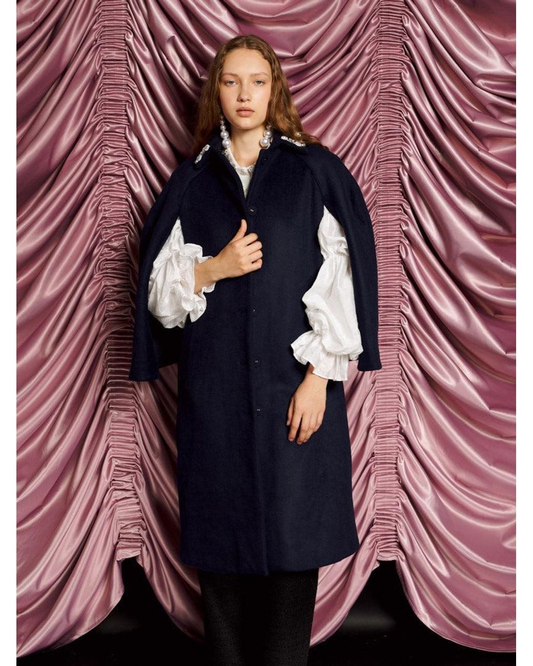 Sister Jane Pink Dream Manhattan Cape Coat