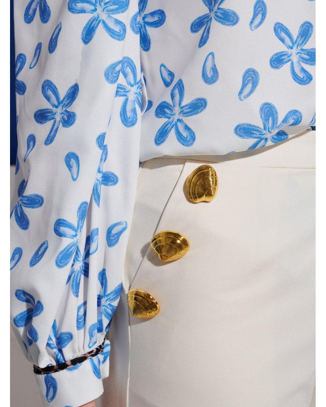 Sister Jane Blue Milos Brooches Trousers