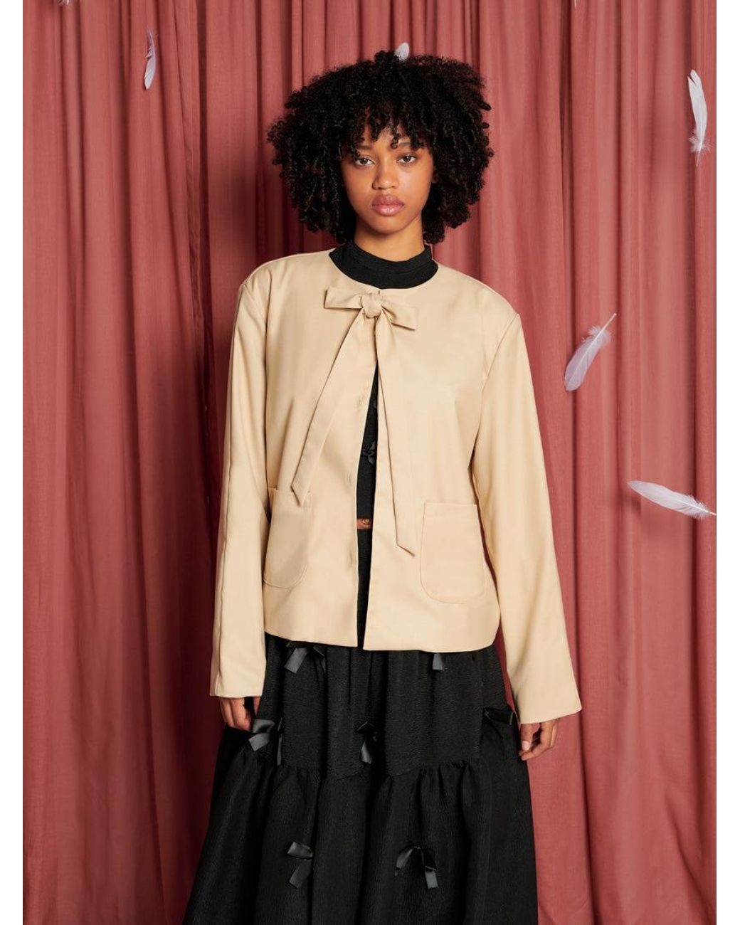 Sister Jane Red Mallard Bow Jacket