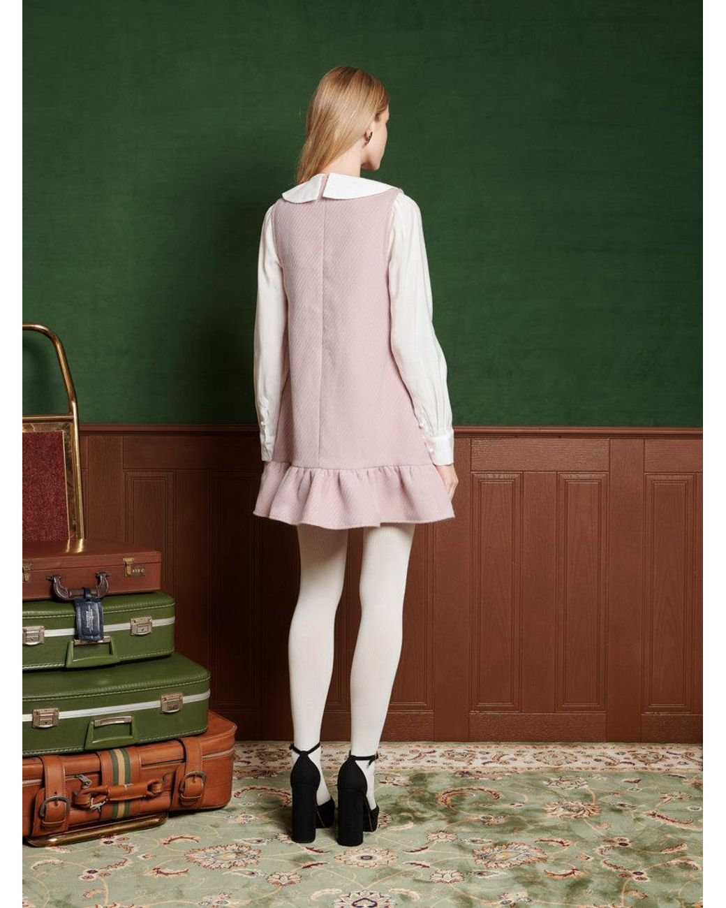 Sister Jane Green Alpine Bow Mini Dress