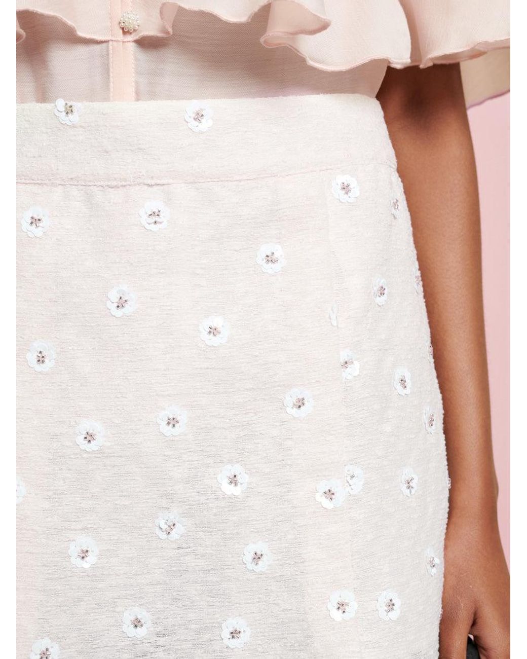 Sister Jane Green Dream Meadow Tweed Mini Skirt