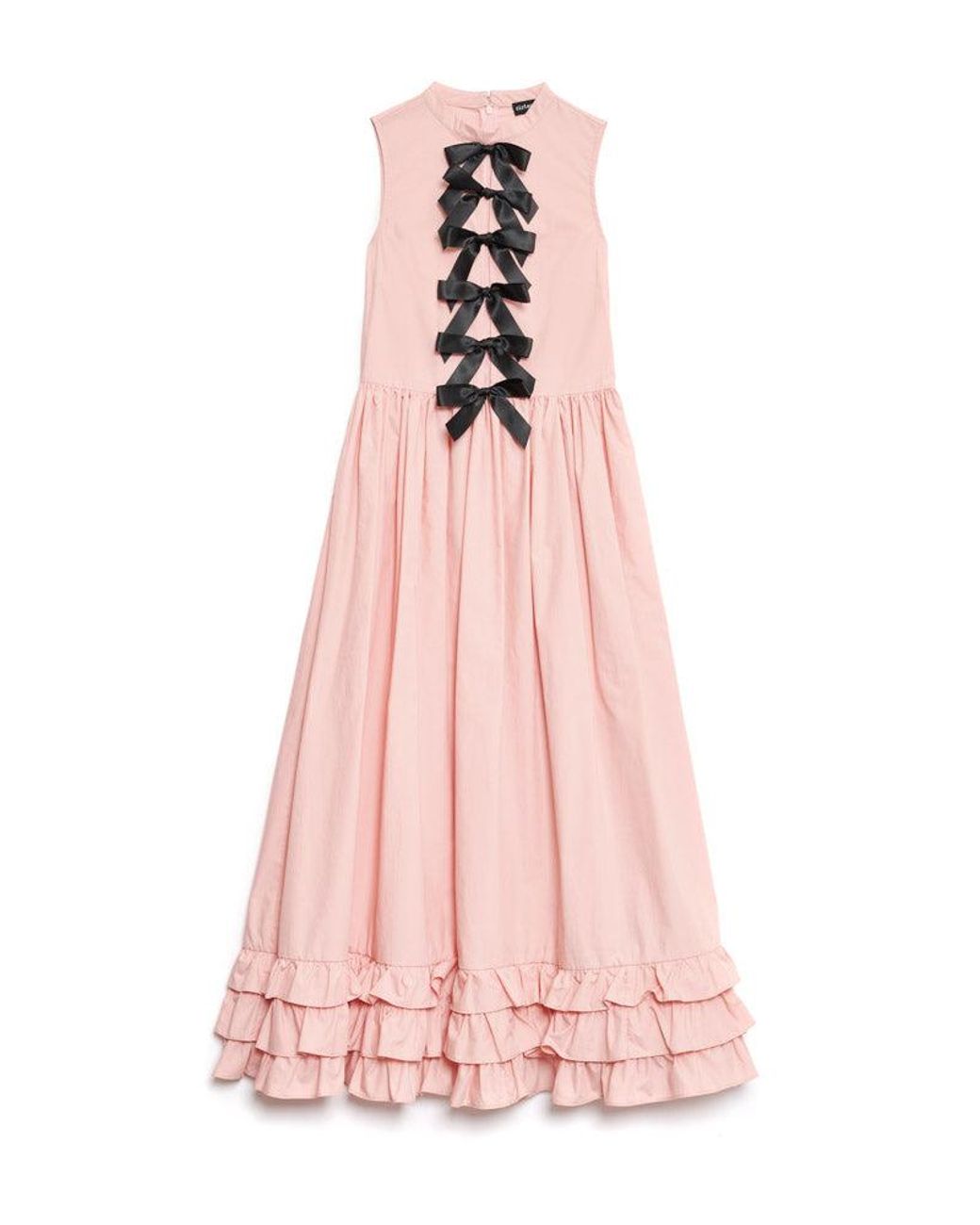 Sister Jane Orange Magnolia Bow Maxi Dress