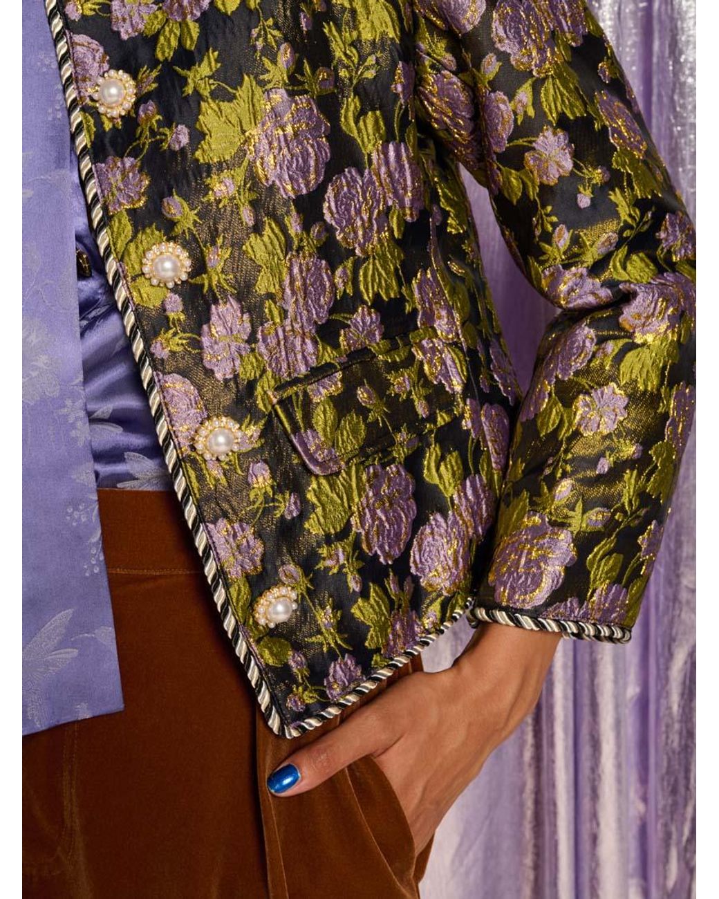 Sister Jane Multicolor Alexis Jacquard Jacket