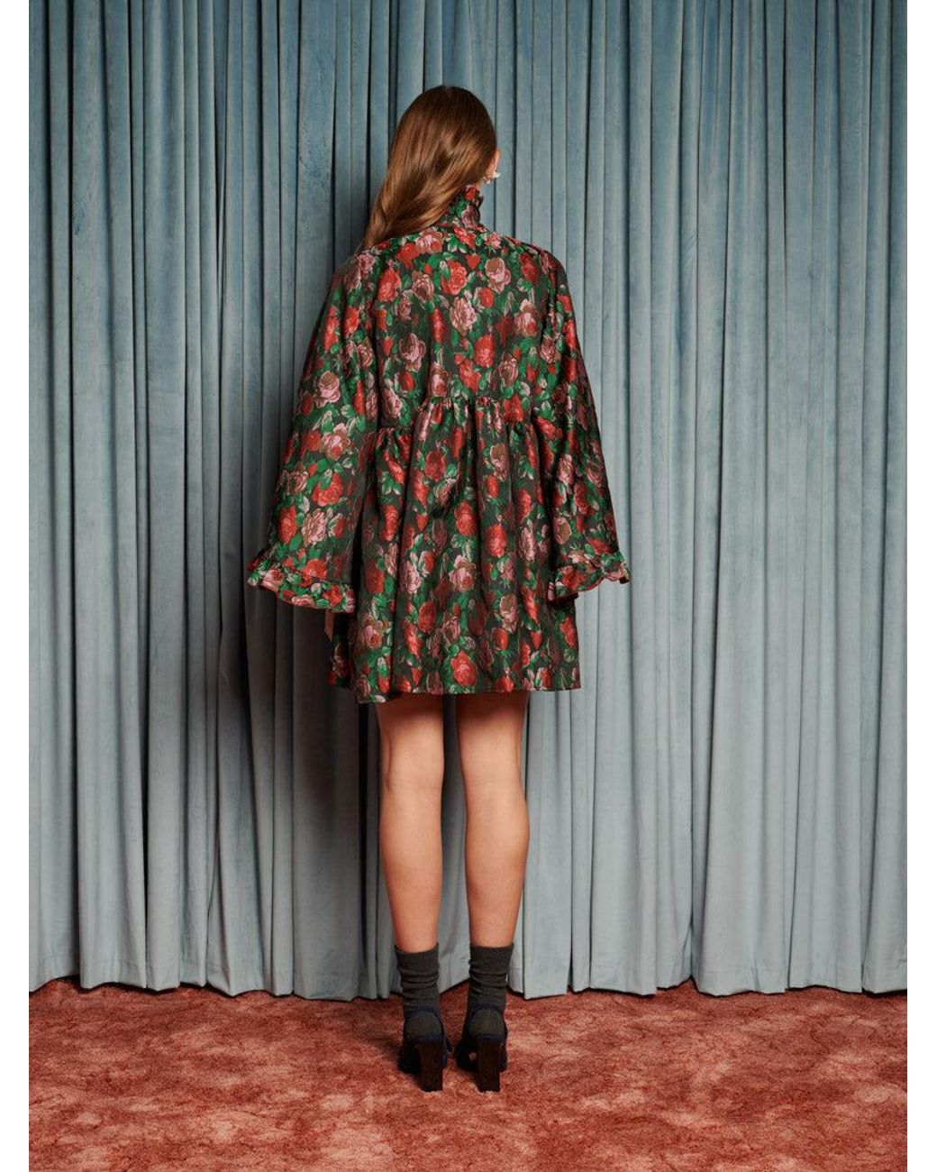 Sister Jane Gray Fantasy Jacquard Mini Dress