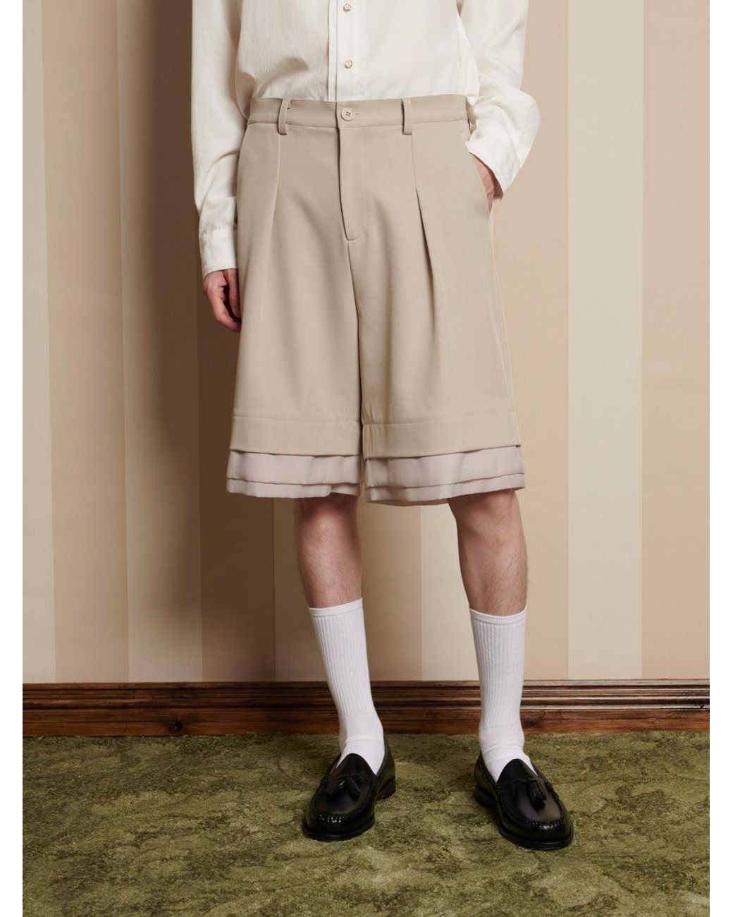 Sister Jane Natural Drew Bermuda Shorts