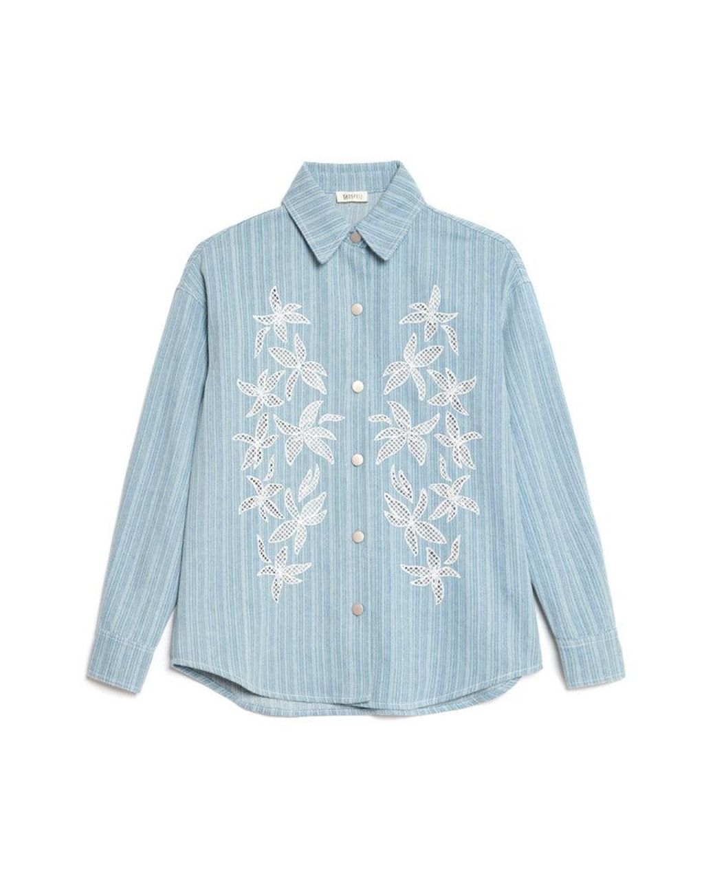 Sister Jane Blue Ghospell Rox Denim Shirt