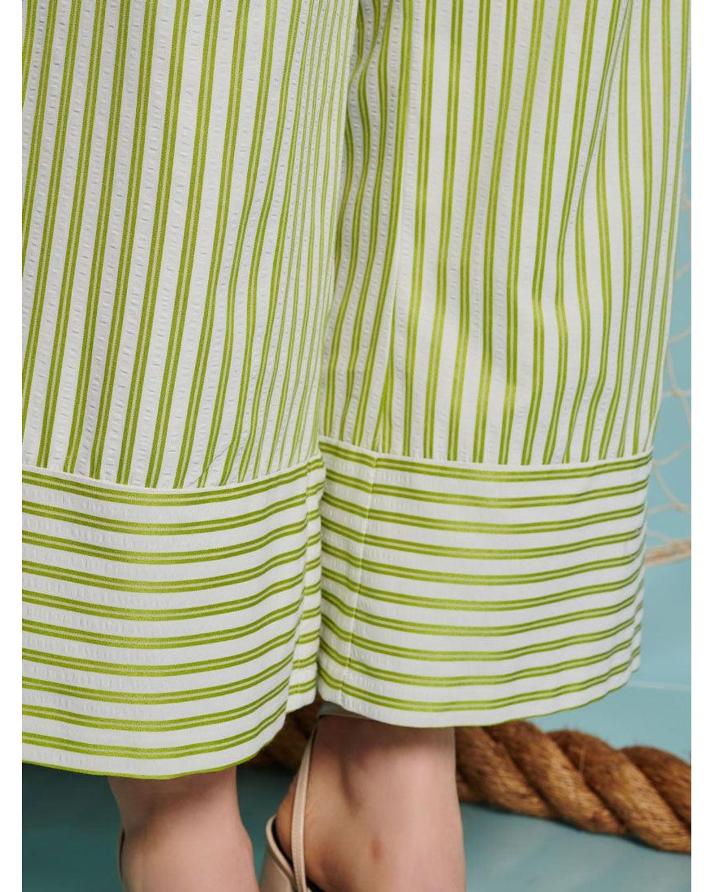 Sister Jane Green Seven Seas Stripe Trousers