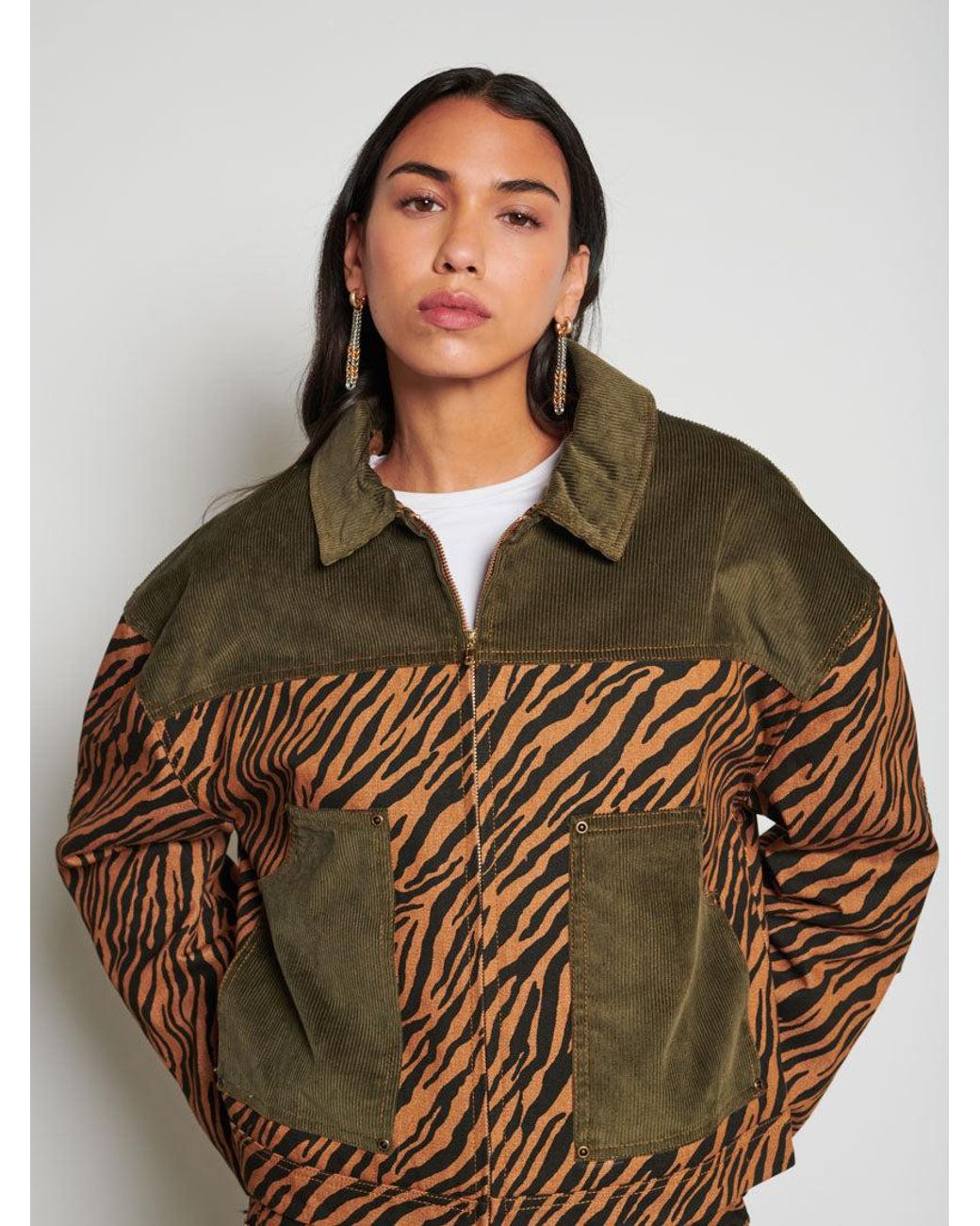 Sister Jane Brown Ghospell Suzu Zebra Jacket