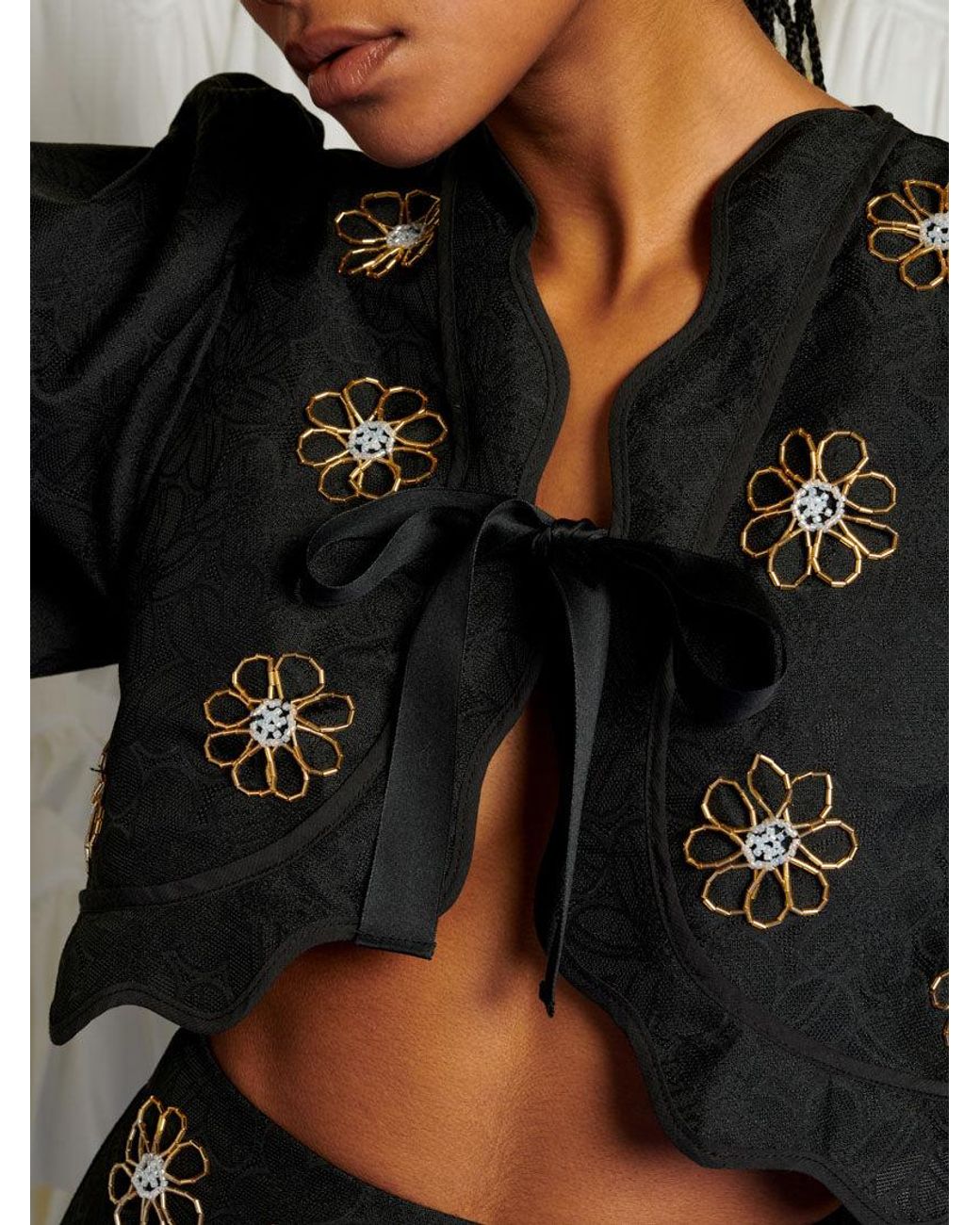 Sister Jane Black Dream Sol De Noche Beaded Jacket