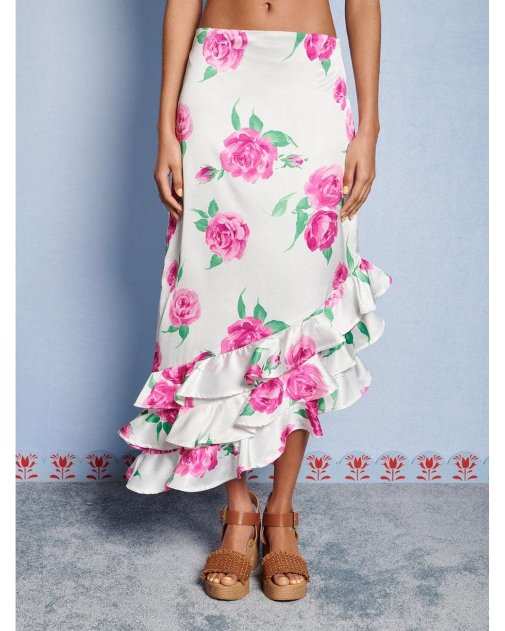 Sister Jane Multicolor Dream Pernilla Floral Ruffle Skirt