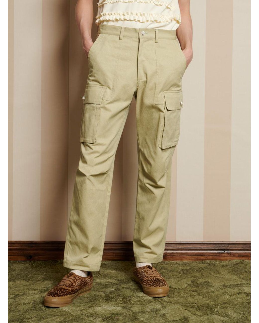 Sister Jane Natural Petey Cargo Trousers