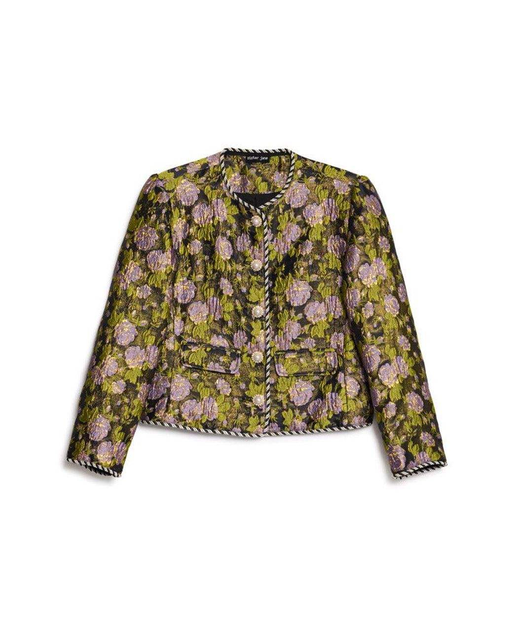 Sister Jane Multicolor Alexis Jacquard Jacket