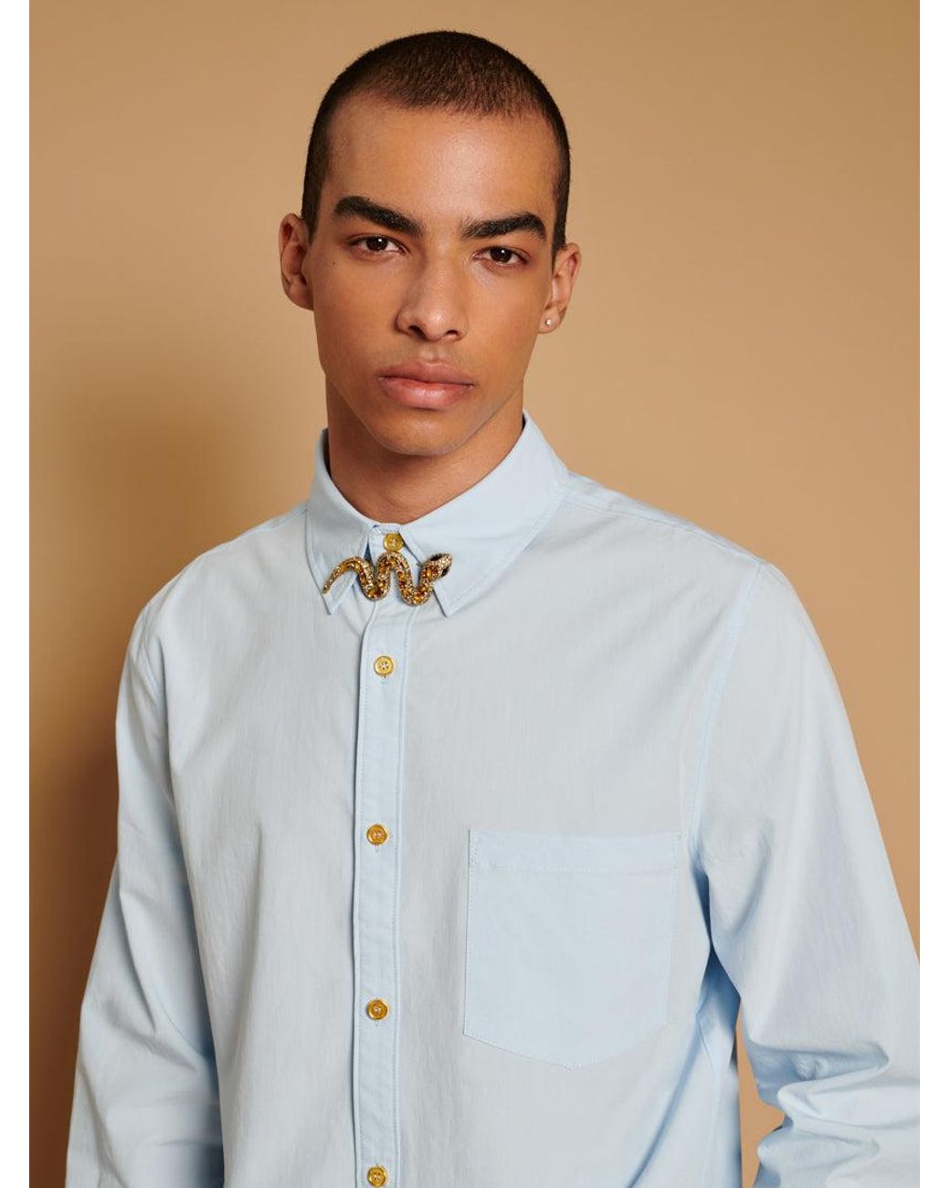 Sister Jane Blue Serpentine Penny Shirt