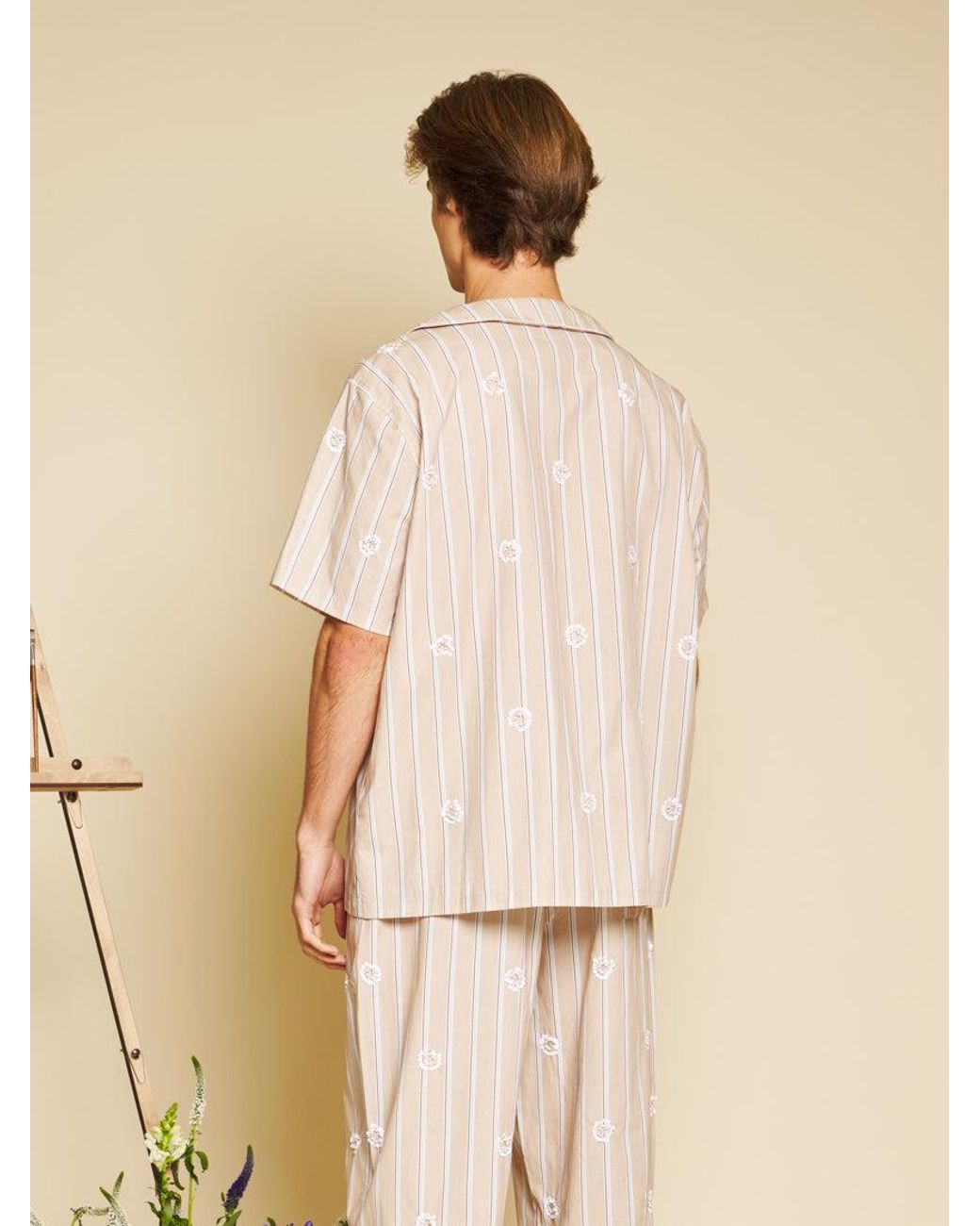 Sister Jane Natural Painter Stripe Shirt