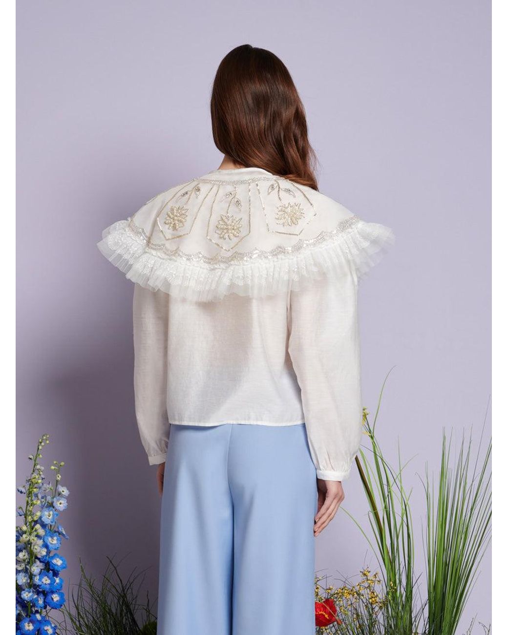 Sister Jane White Dream Evening Primrose Blouse