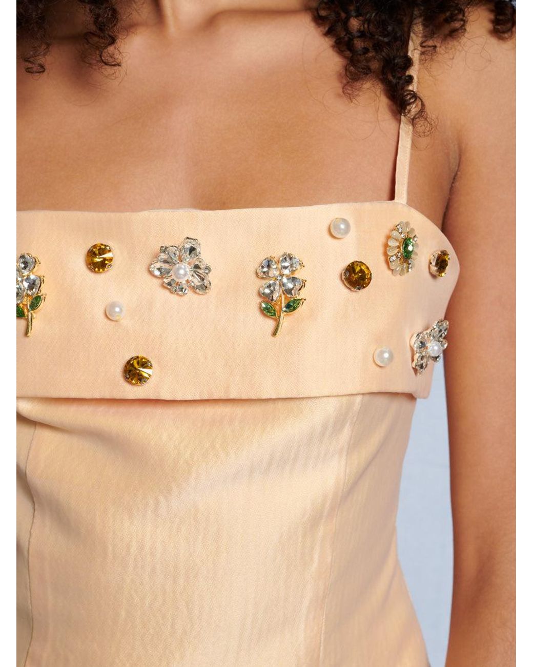 Sister Jane Blue Dream Alma Embellished Top