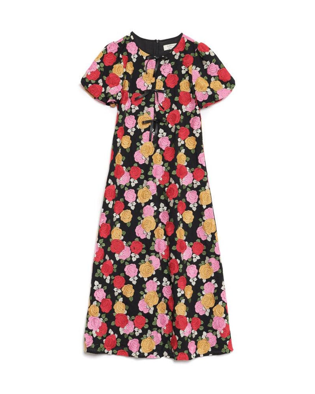 Sister Jane White Dream In Bloom Embroidery Midi Dress