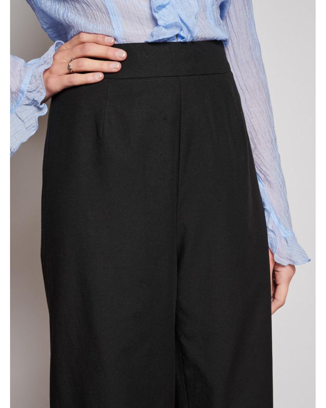 Sister Jane Black Ghospell Georgie Fringe Trousers