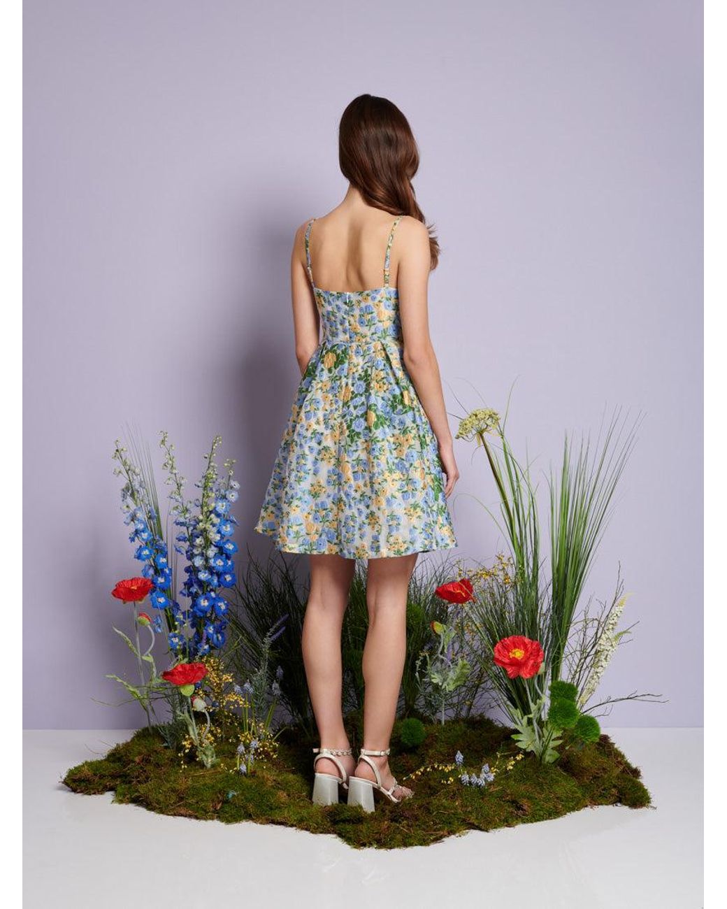 Sister Jane Multicolor Dream Marigold Jacquard Mini Dress